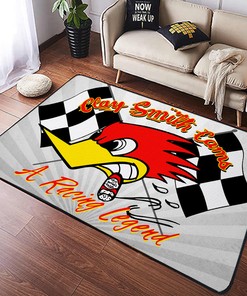 Personalized A Racing Legend Hot Rod Rug