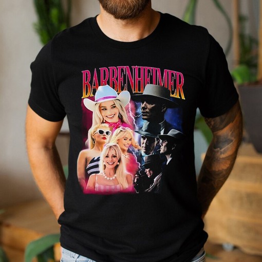 Personalized Barbenheimer Vintage T-Shirt - Stylish Gift