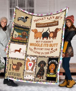 Personalized Dachshund Quilt Blanket - Perfect Gift for Dog Lovers