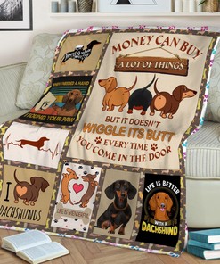 Personalized Dachshund Quilt Blanket - Perfect Gift for Dog Lovers