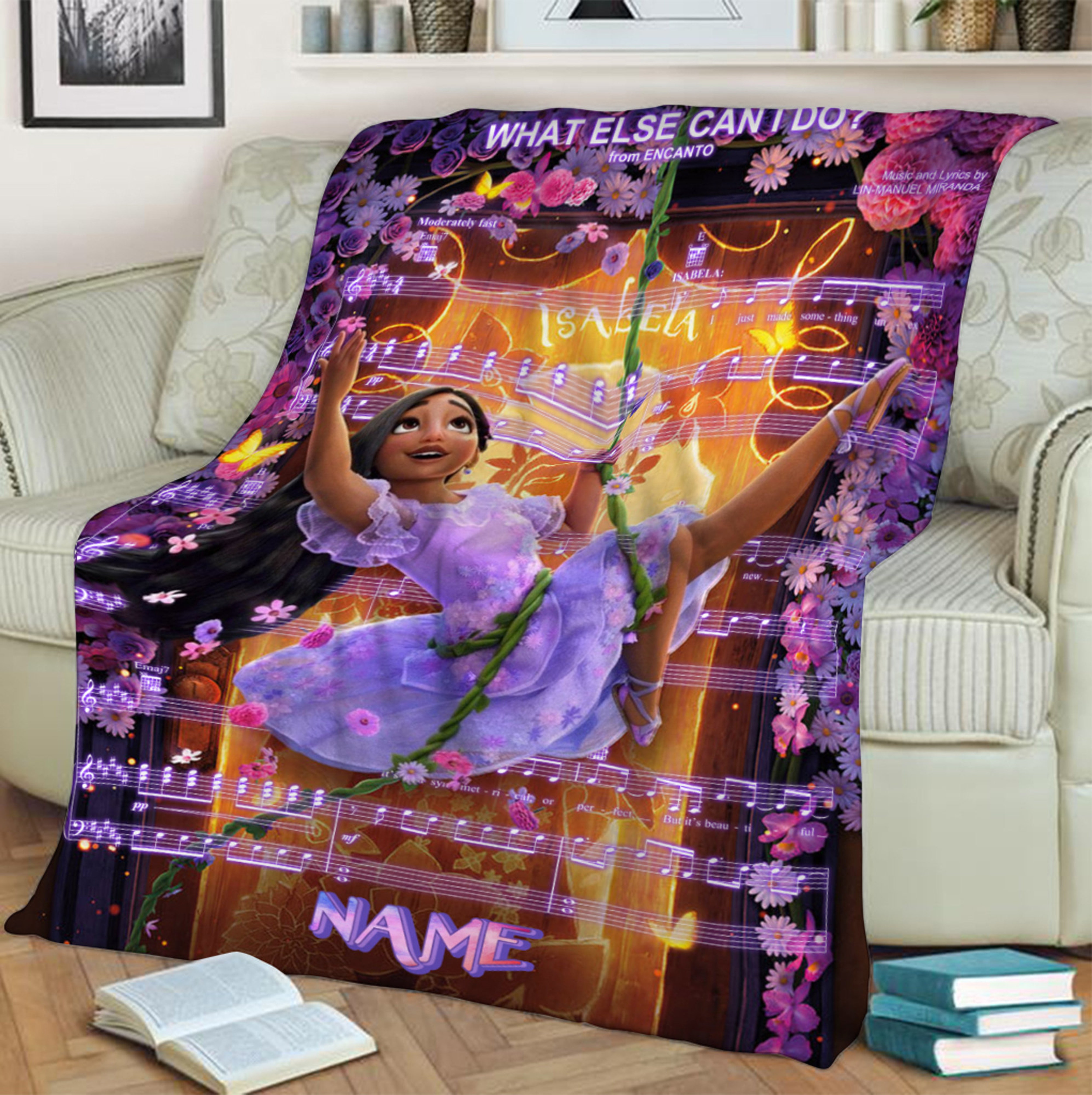 Personalized Encanto Movie Quilt Blanket, Gift for Fans
