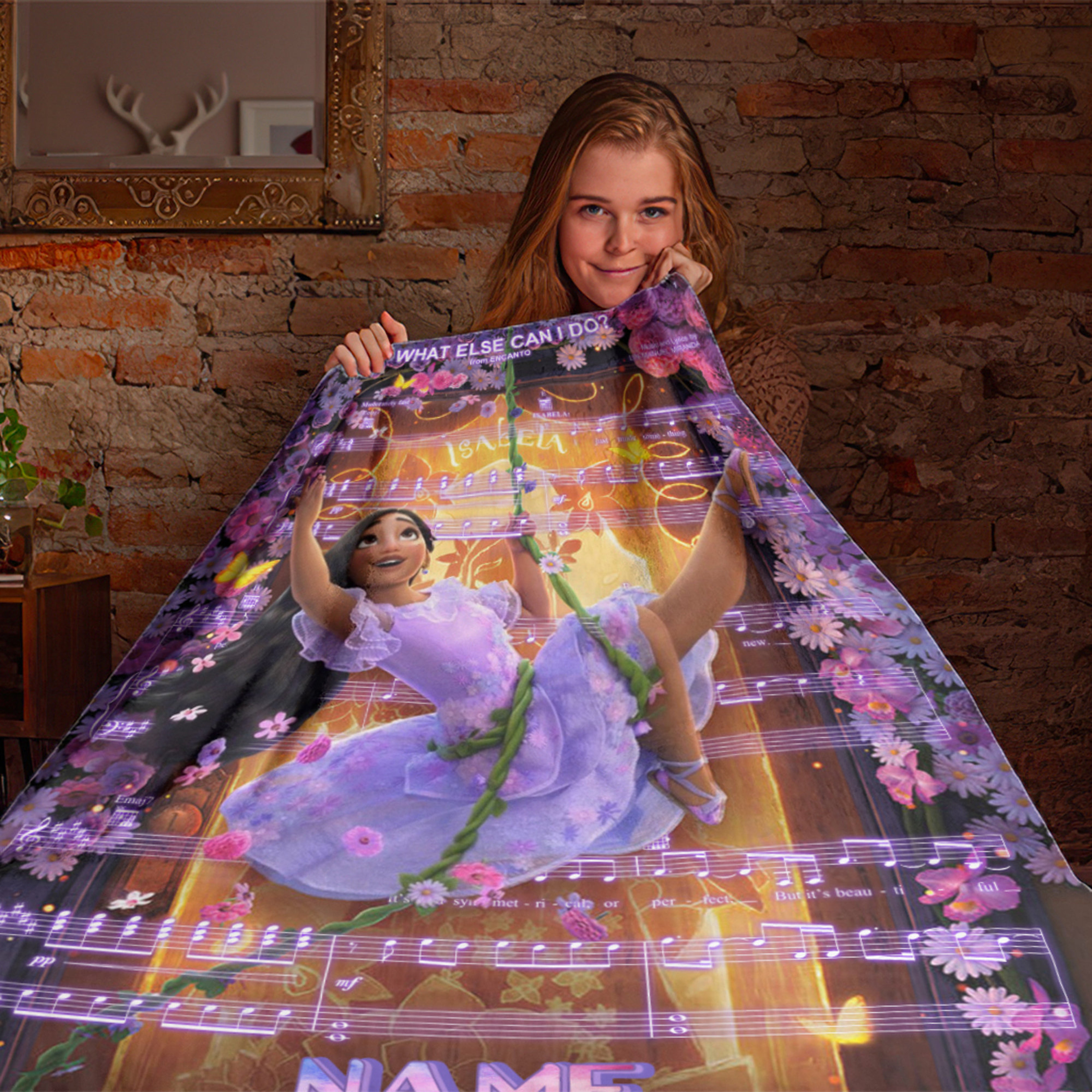 Personalized Encanto Movie Quilt Blanket, Gift for Fans