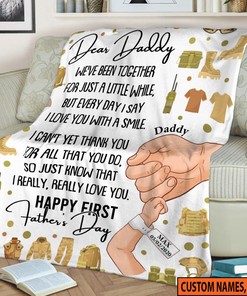 Personalized Father's Day Veteran Quilt Blanket, Custom Name and Date Quilt Blanket, Army Fleece Sherpa Blanket, Gift For Him