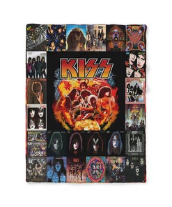 Personalized Kiss Rock Band Quilt Blanket - Gift For Kiss Band Fans - Personalized Home Decor