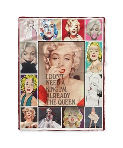 Personalized Marilyn Monroe Queen Quilt Blanket - Inspirational Gift for Fans