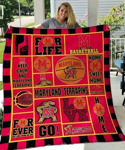 Personalized Maryland Terrapins Quilt Blanket - Perfect Bedroom Decor