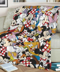 Personalized Mickey Mouse Quilt Blanket - Perfect Family Gift for Mickey Minnie Christmas