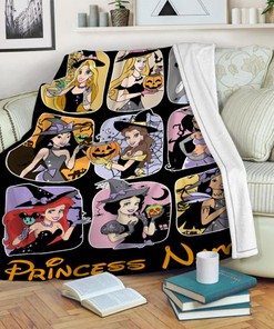 Personalized Name Princess Quilt Blanket, Disney Princess Sherpa Fleece Blanket, Princess Cosplay Halloween, Baby Gift