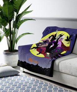 Personalized Name Villains Blanket - Halloween Witches Blanket - Bad Witches Club