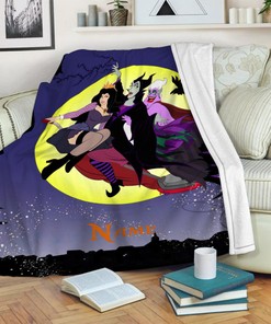 Personalized Name Villains Blanket - Halloween Witches Blanket - Bad Witches Club