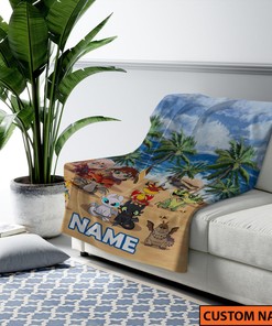 Personalized Quilt Blanket - How To Train Your Dragon Carrot Movie Design - Perfect Christmas and Birthday Gifts for Kids