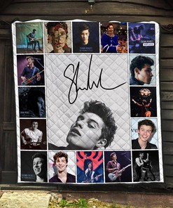 Personalized Shawn Mendes Quilt Blanket, Fan Lover Home Decoration Gift