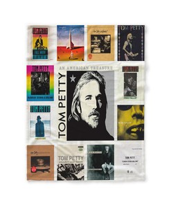 Personalized Tom Petty Albums Quilt Blanket - Perfect Gift for Rock Music Lovers