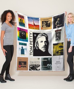 Personalized Tom Petty Albums Quilt Blanket - Perfect Gift for Rock Music Lovers