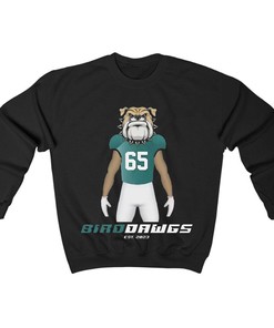 Philadelphia Eagles Georgia Bulldogs 2023 Vintage Style Bird Dogs Draft T-Shirt