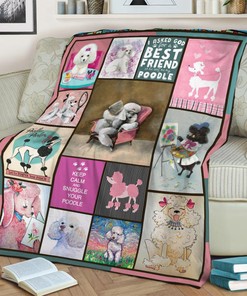 Poodle Lover Quilt Blanket, Christmas Special