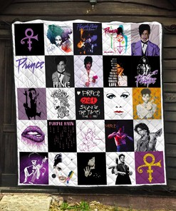 Prince Fan Lover Cotton Quilting Fabric Quilt Fleece Blanket, Perfect for Home Bedroom Decor