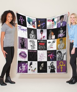 Prince Fan Lover Cotton Quilting Fabric Quilt Fleece Blanket, Perfect for Home Bedroom Decor