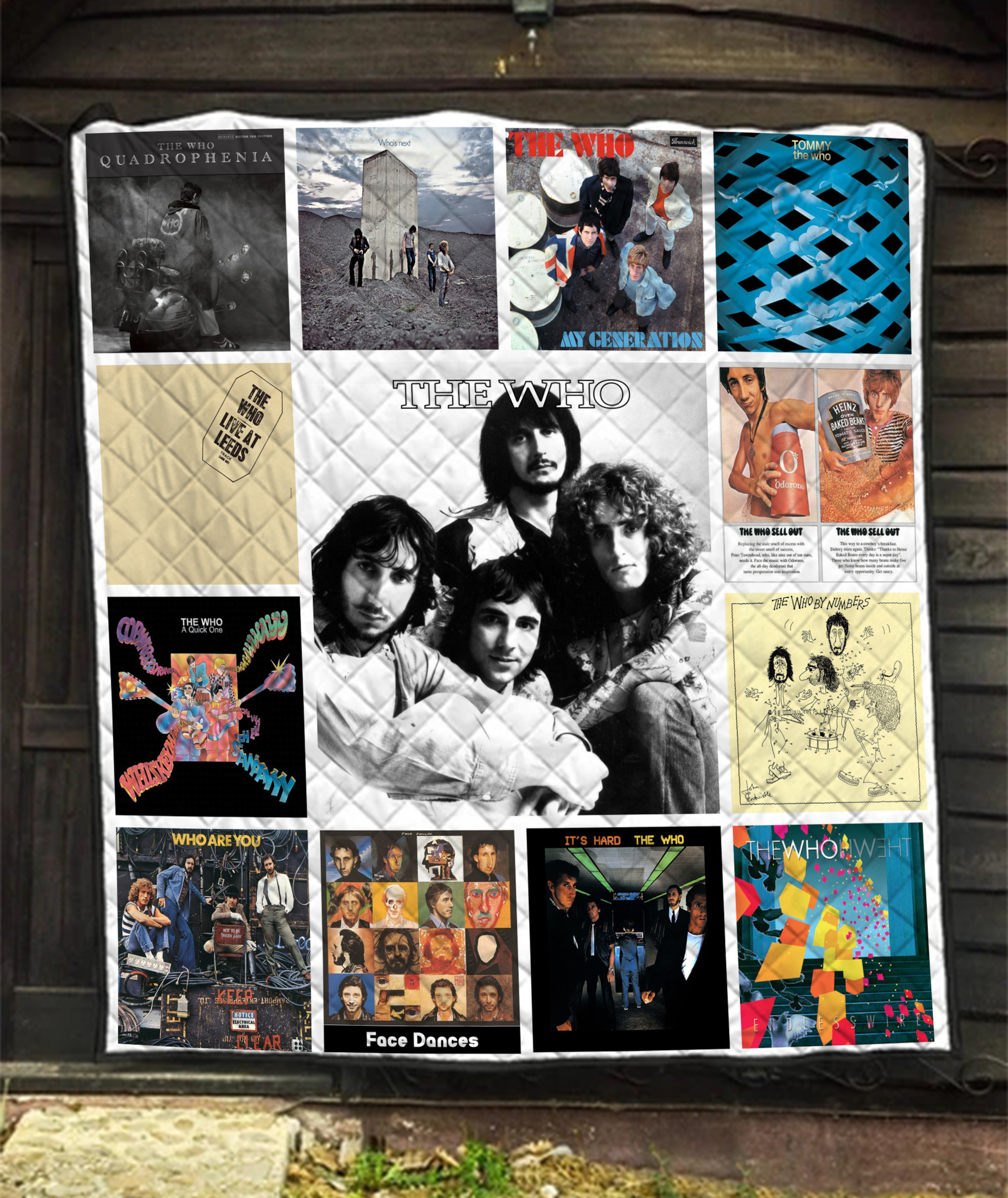 Quilt Blanket for The Who Fans - Personalize Your Home Decor Gift