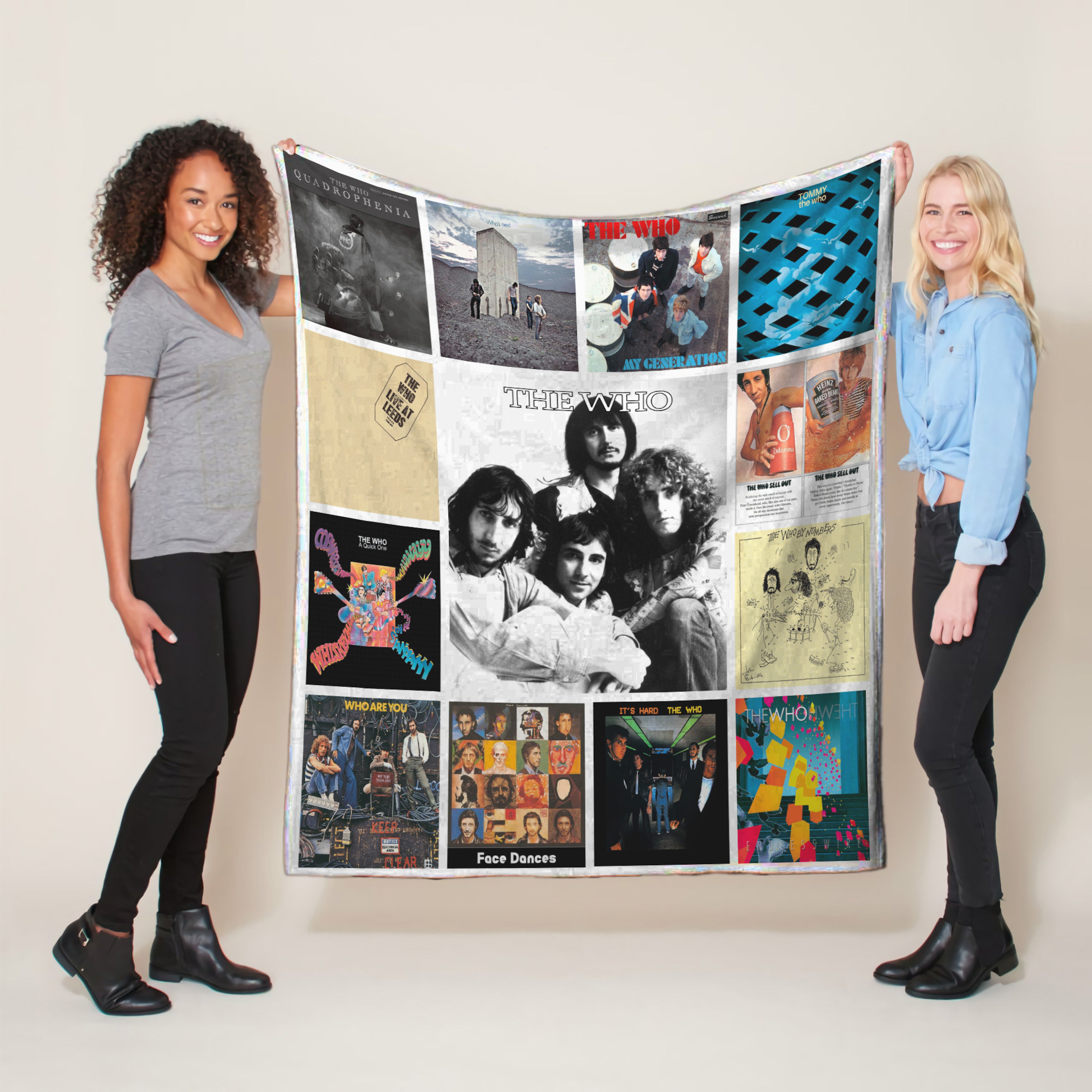 Quilt Blanket for The Who Fans - Personalize Your Home Decor Gift
