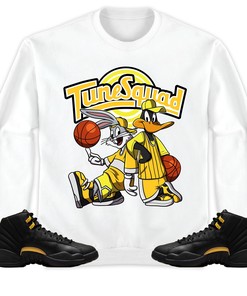 Rabbit And Duck Squad Unisex Sweatshirt Match 12s Black Taxi