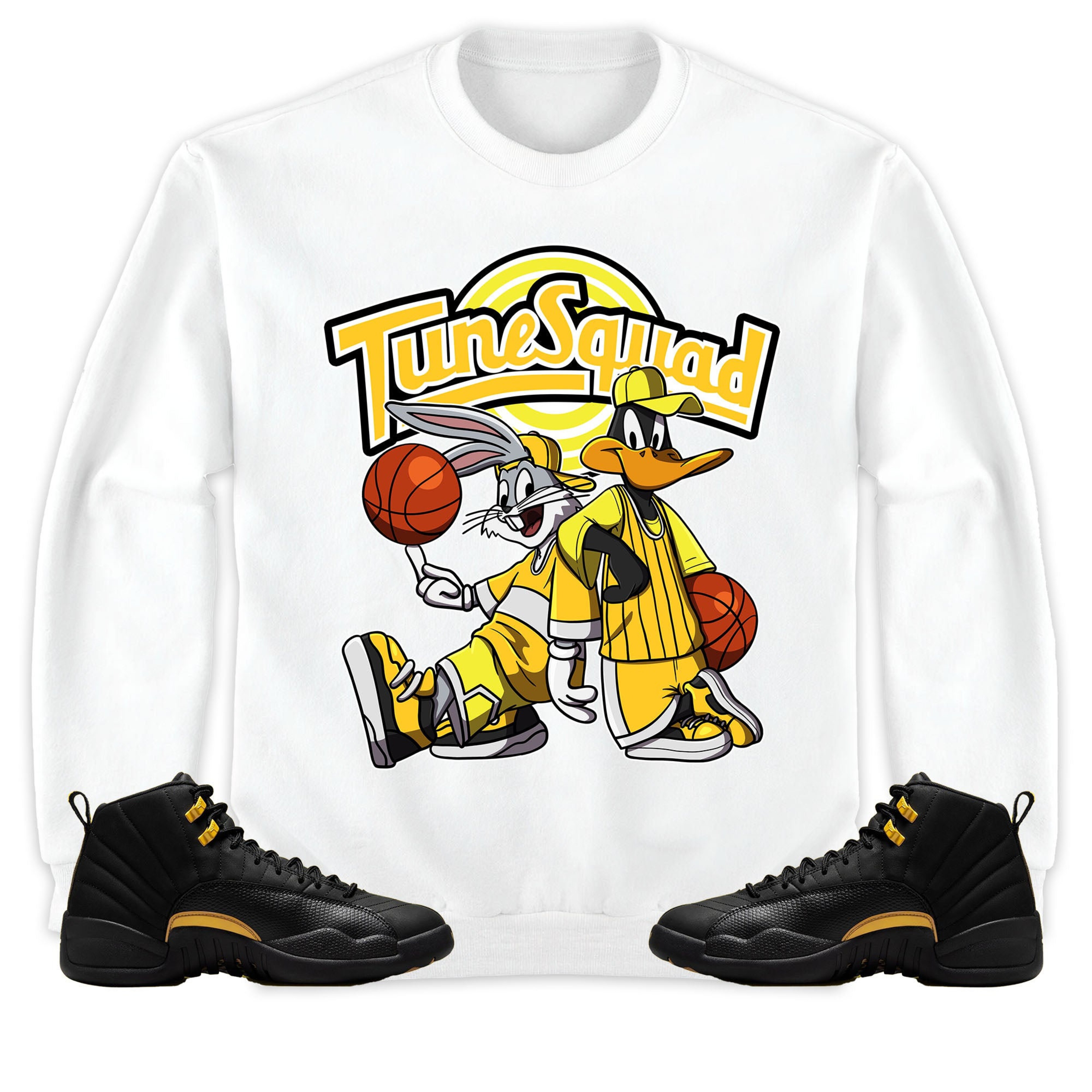 Rabbit And Duck Squad Unisex Sweatshirt Match 12s Black Taxi