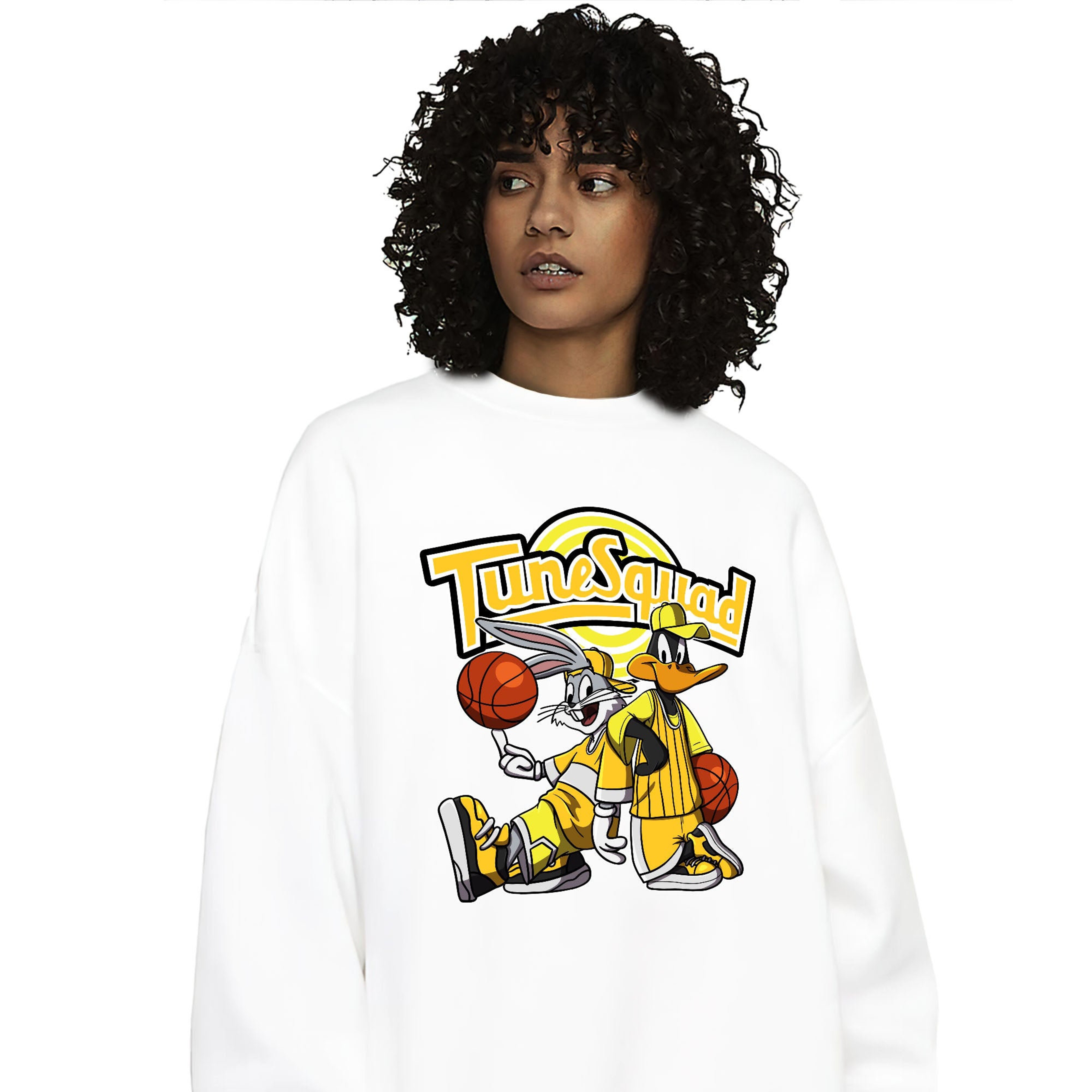 Rabbit And Duck Squad Unisex Sweatshirt Match 12s Black Taxi