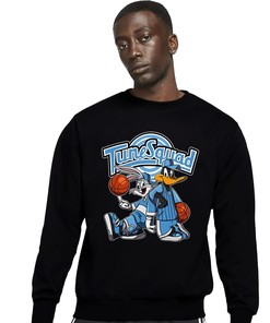 Rabbit And Duck Squad Unisex Sweatshirt Match 13s Black University Blue