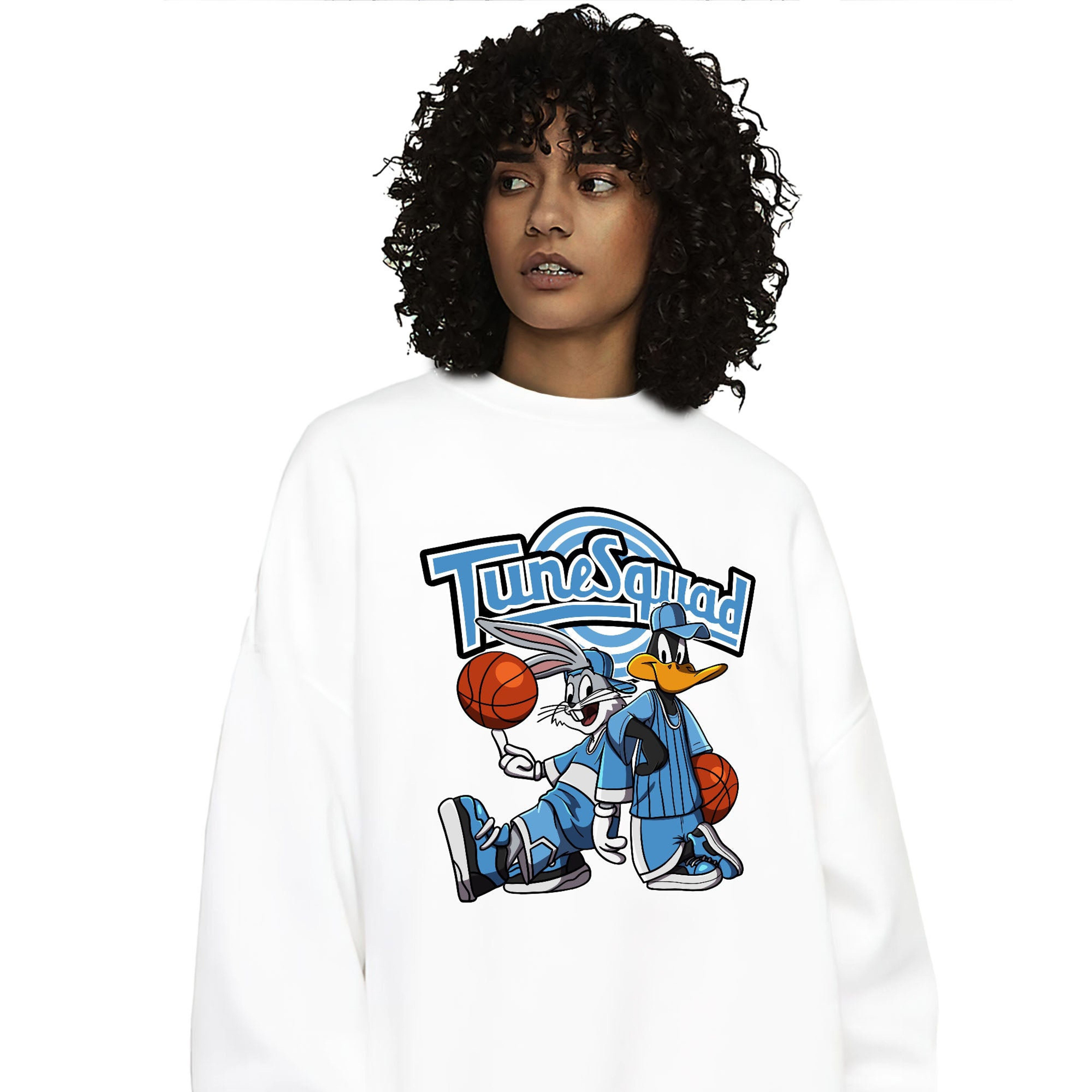 Rabbit And Duck Squad Unisex Sweatshirt Match 13s Black University Blue