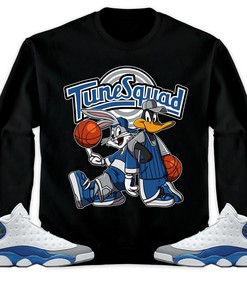 Rabbit And Duck Squad Unisex Sweatshirt Match 13s Retro French Blue