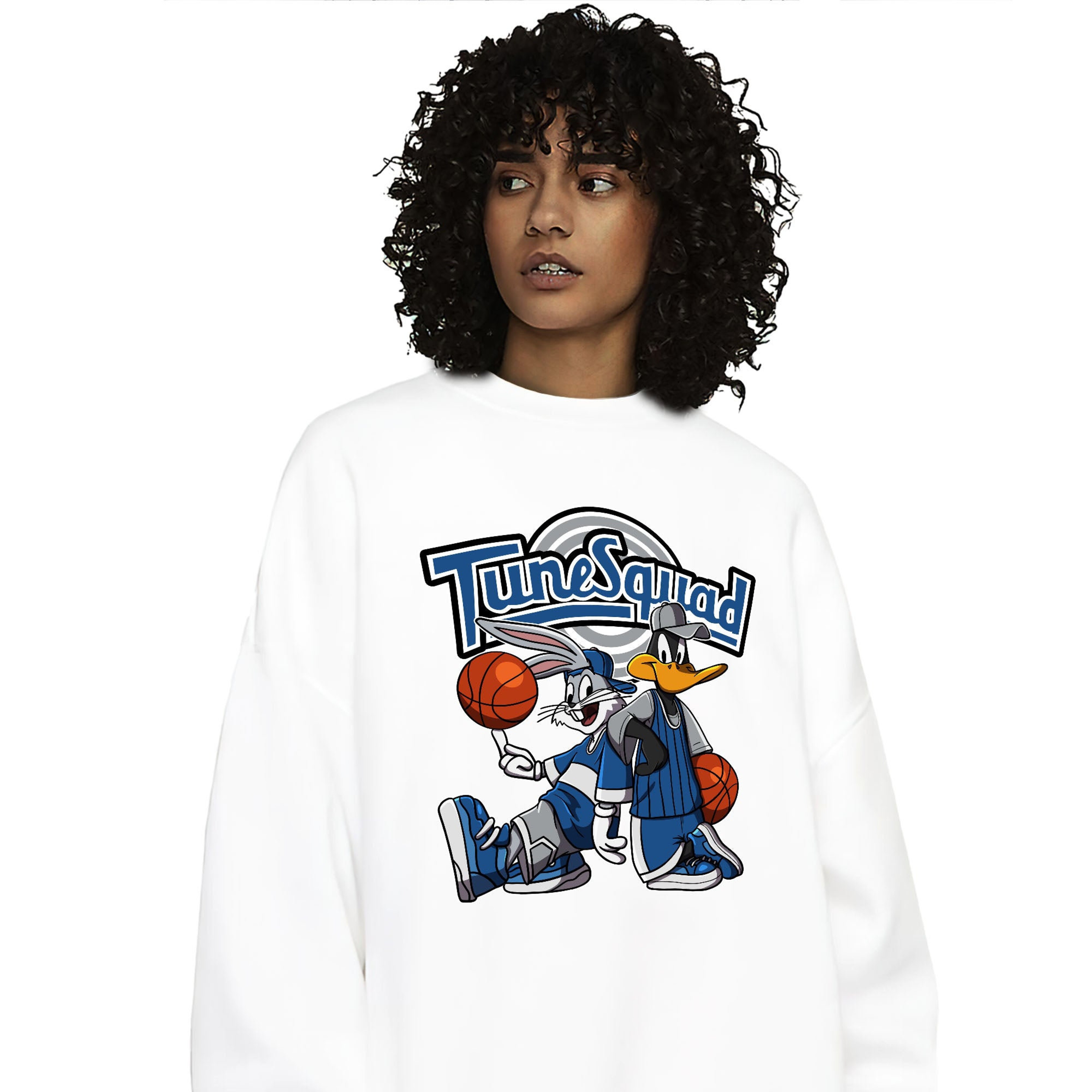 Rabbit And Duck Squad Unisex Sweatshirt Match 13s Retro French Blue