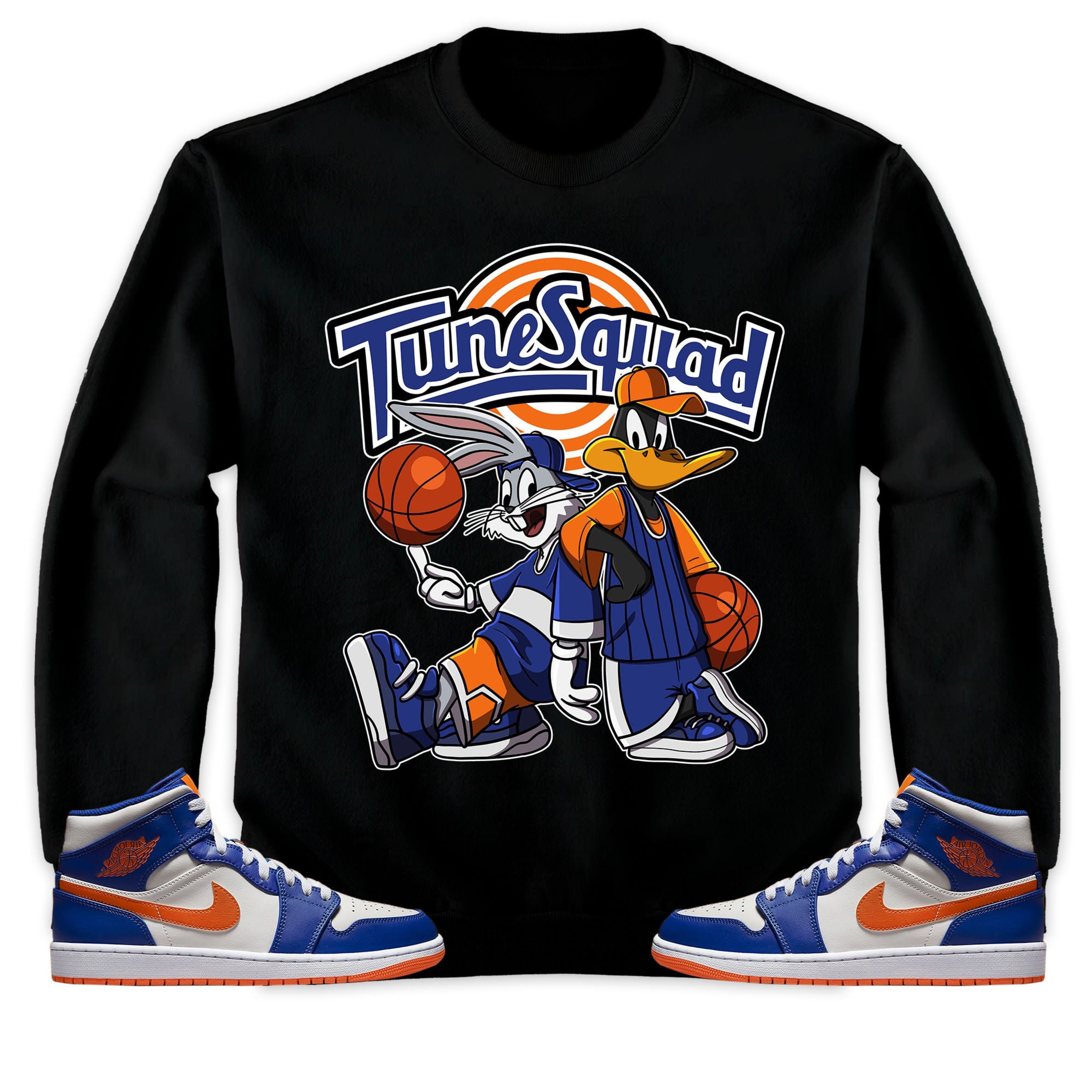Rabbit And Duck Squad Unisex Sweatshirt Match 1s Mid Wheaties Knick