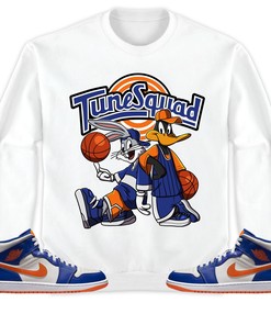 Rabbit And Duck Squad Unisex Sweatshirt Match 1s Mid Wheaties Knick