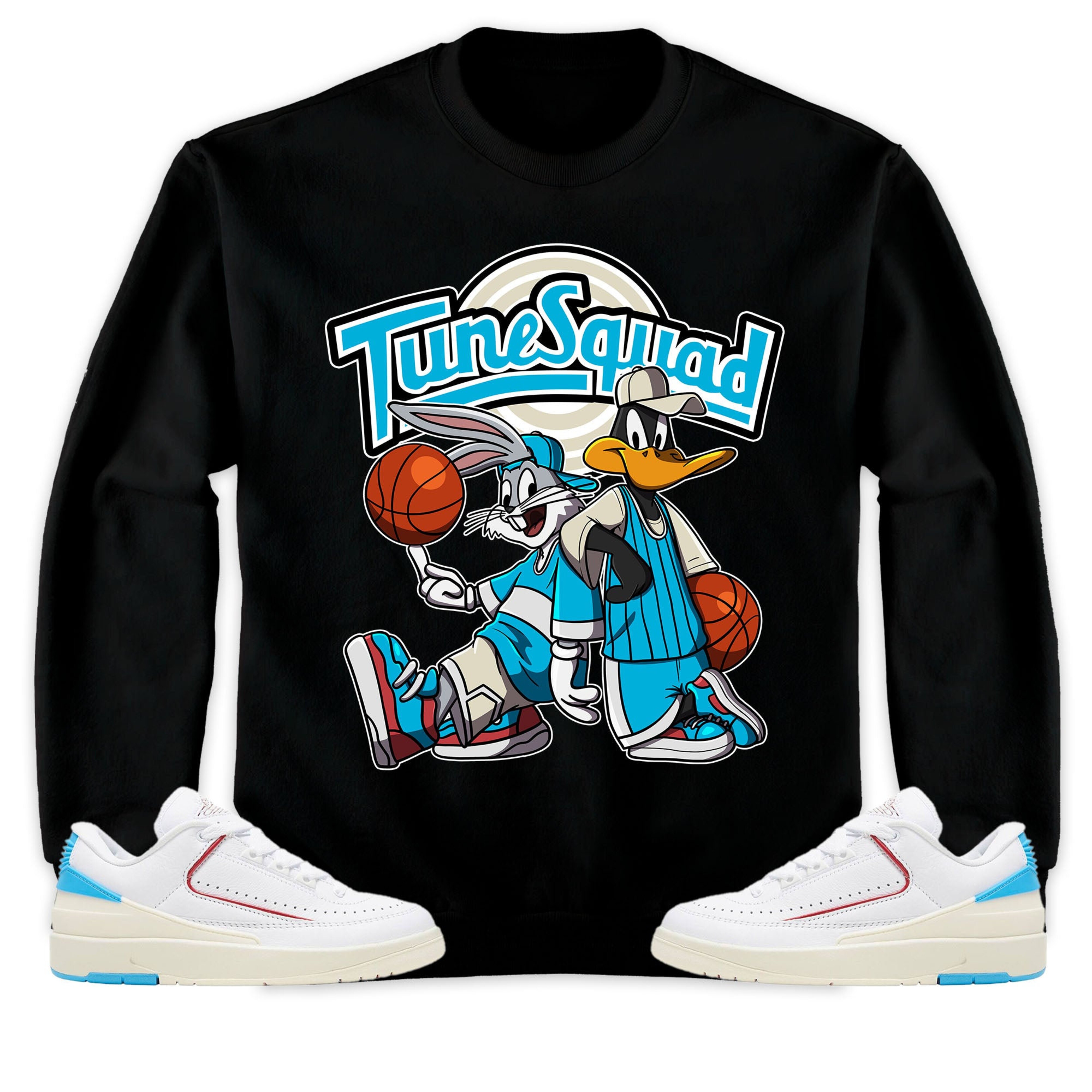 Rabbit And Duck Squad Unisex Sweatshirt Match 2s Low University To Chi