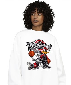 Rabbit And Duck Squad Unisex Sweatshirt Match 3s White Cement Reimagined