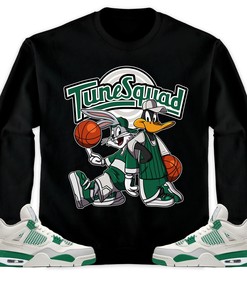 Rabbit And Duck Squad Unisex Sweatshirt Match 4s SB Pine Green