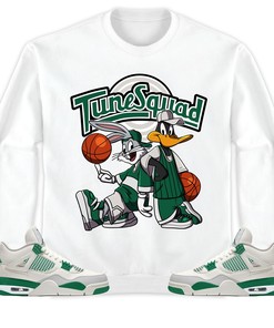 Rabbit And Duck Squad Unisex Sweatshirt Match 4s SB Pine Green