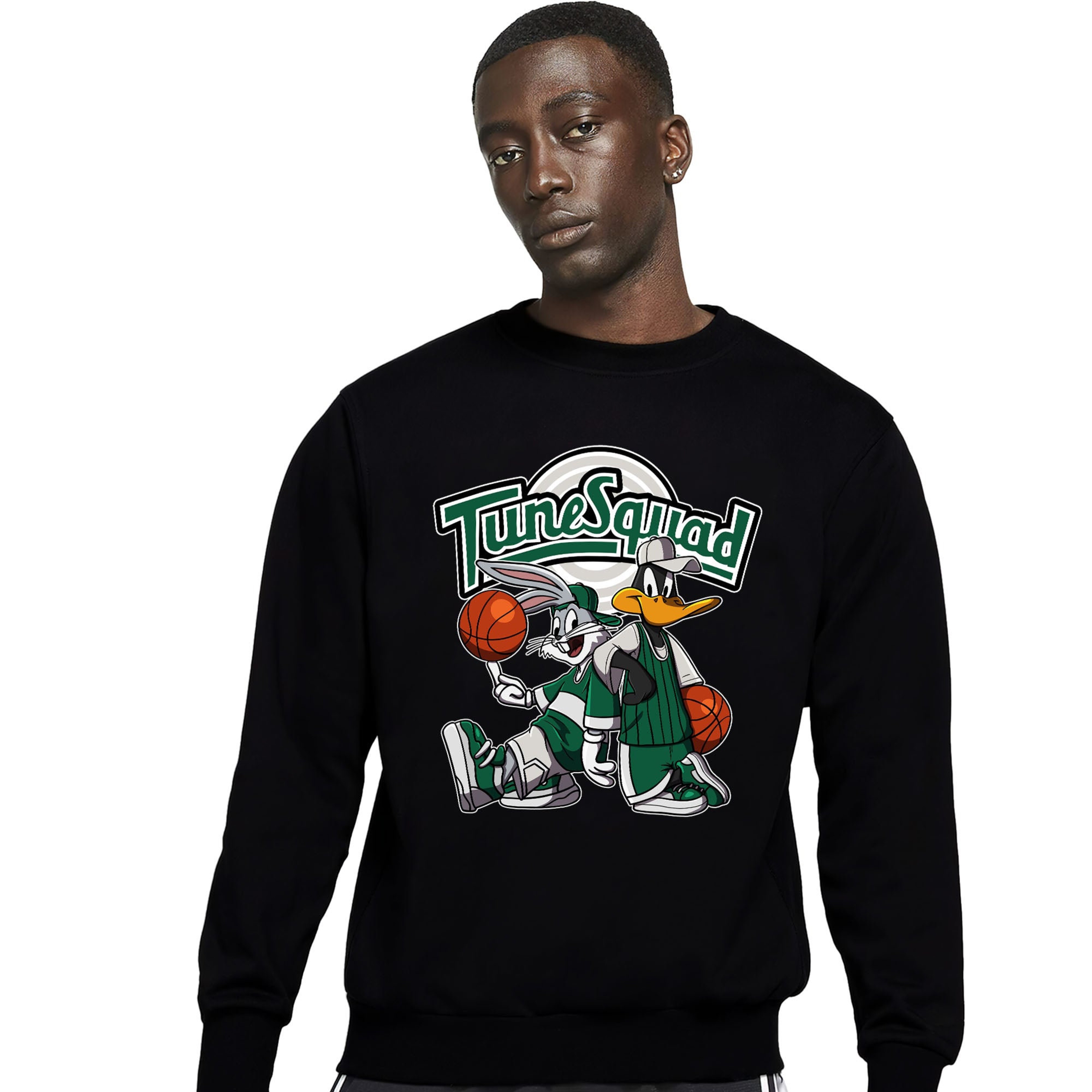 Rabbit And Duck Squad Unisex Sweatshirt Match 4s SB Pine Green