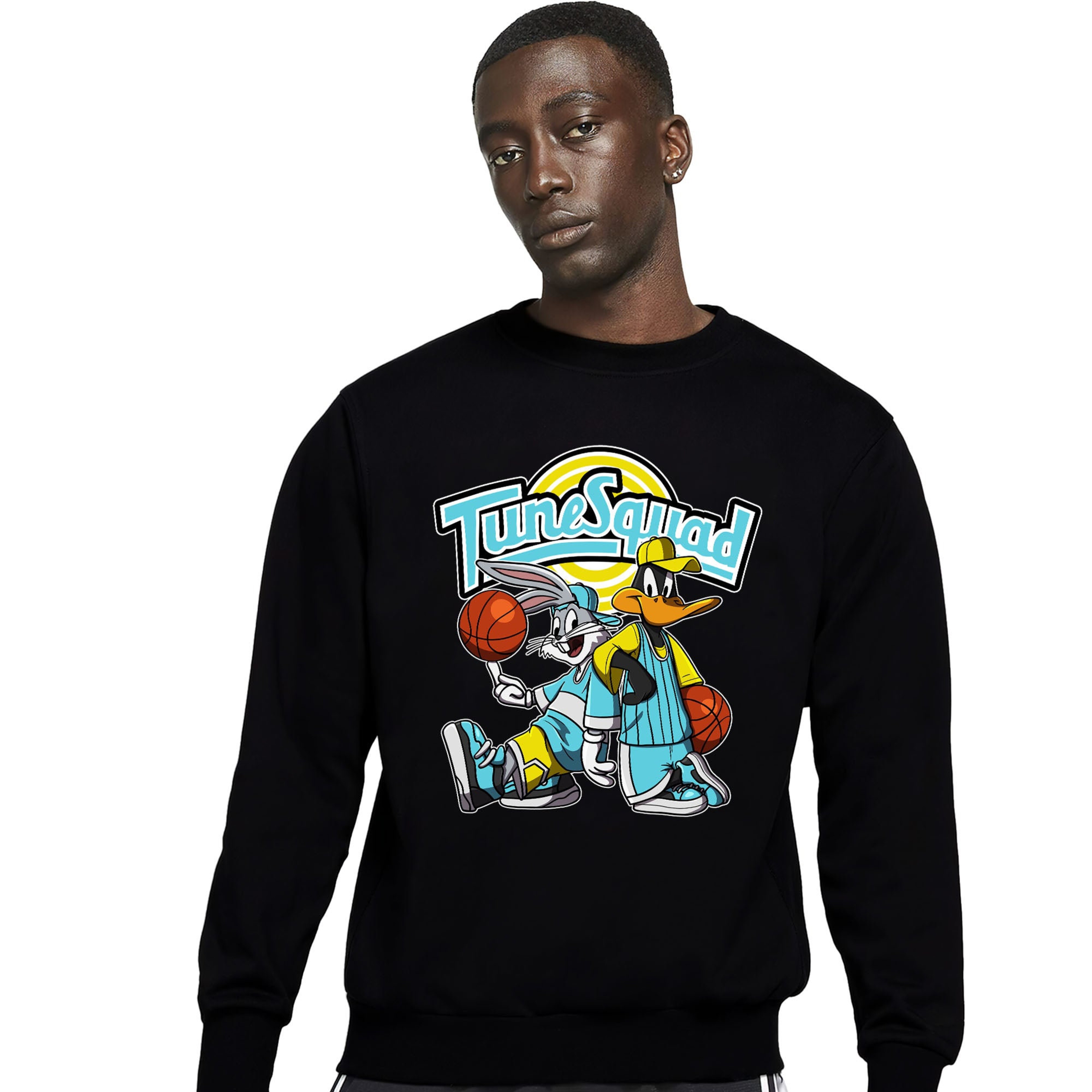 Rabbit And Duck Squad Unisex Sweatshirt Match 5s Aqua