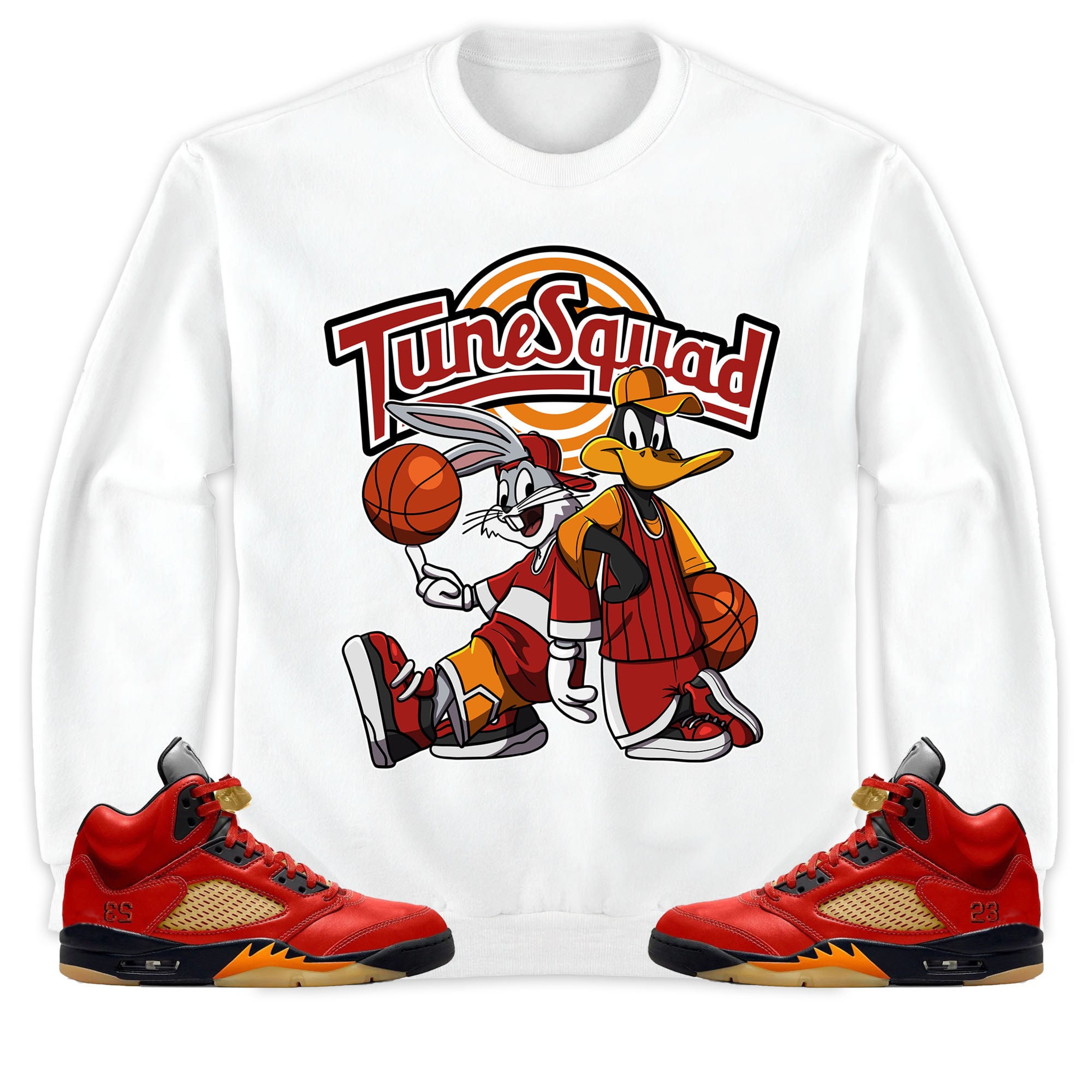 Rabbit And Duck Squad Unisex Sweatshirt Match 5s Mars For Her