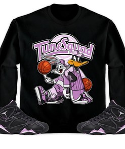 Rabbit And Duck Squad Unisex Sweatshirt Match 7s Barely Grape Lavender