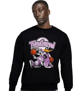 Rabbit And Duck Squad Unisex Sweatshirt Match 7s Barely Grape Lavender