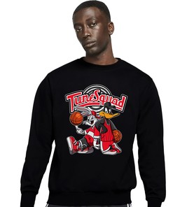 Rabbit And Duck Squad Unisex Sweatshirt Match 9s Retro Chile Red
