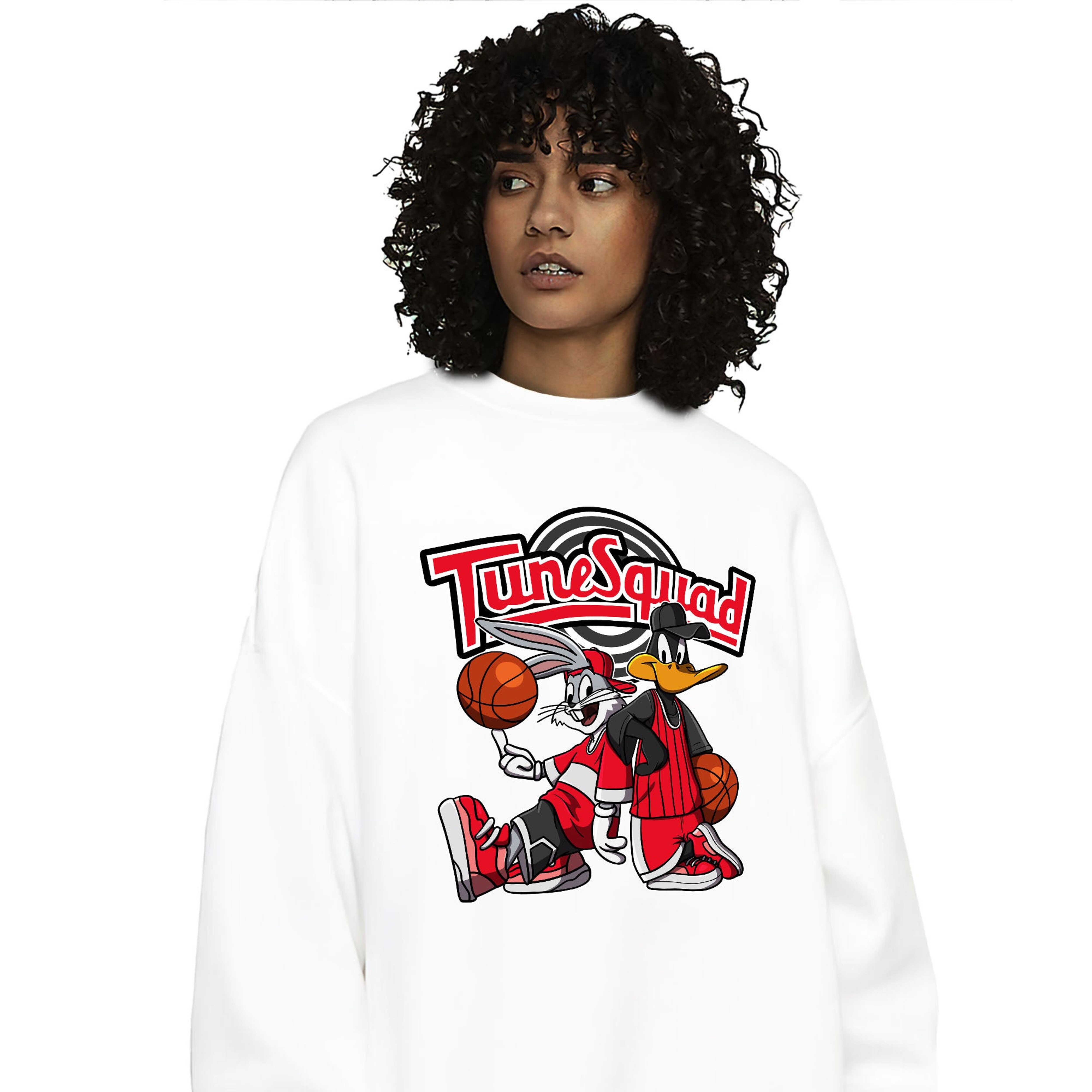 Rabbit And Duck Squad Unisex Sweatshirt Match 9s Retro Chile Red