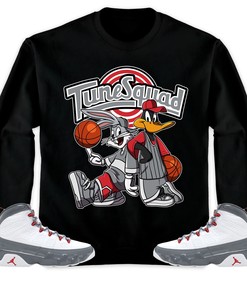 Rabbit And Duck Squad Unisex Sweatshirt Match 9s Retro Fire Red