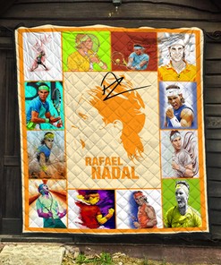 Rafael Nadal Signature Quilt Blanket, Perfect Gift for Tennis Lovers and Fans