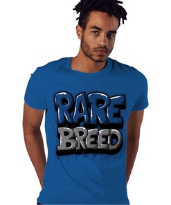 Rare Breed Shirt Match Jordan 1 High OG True Blue Shirt In Color Royal