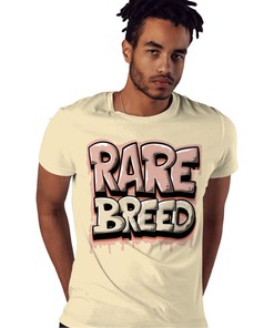 Rare Breed Shirt Match Jordan 1 OG Washed Pink Shirt In Color Nature