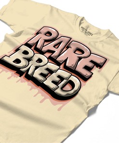 Rare Breed Shirt Match Jordan 1 OG Washed Pink Shirt In Color Nature