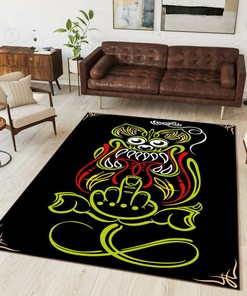 Rat Fink Art Rug Hot Rod Rug for Garage